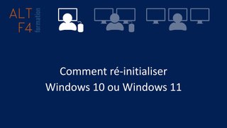Comment réinitialiser Windows 10 ou Windows 11