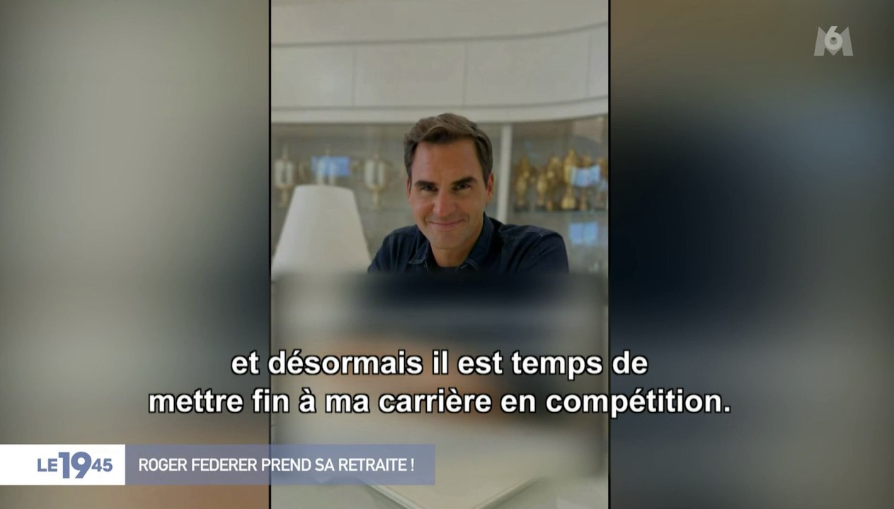 Zapping du 16/09 : Roger Federer met fin à sa carrière de tennisman