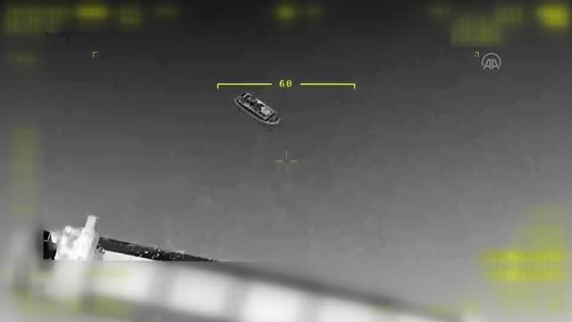 Antalya gündem haberleri... (TEKRAR) ANTALYA - İçişleri Bakanlığı Antalya açıklarında 283 düzensiz göçmenin kurtarılma görüntülerini paylaştı