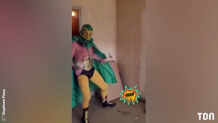 Stéphane Plaza déguisé en catcheur ?