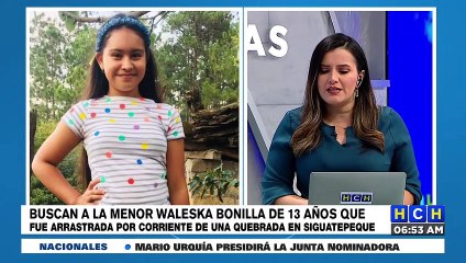 ¡Buscan afanosamente a niña arrastrada por una quebrada en Siguatepeque!