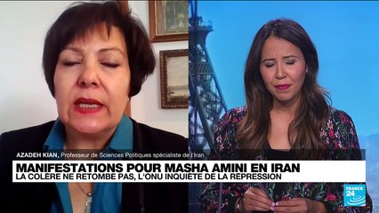 Iran : "c'est la première fois que l'on voit les femmes au devant de la scène contestataire"