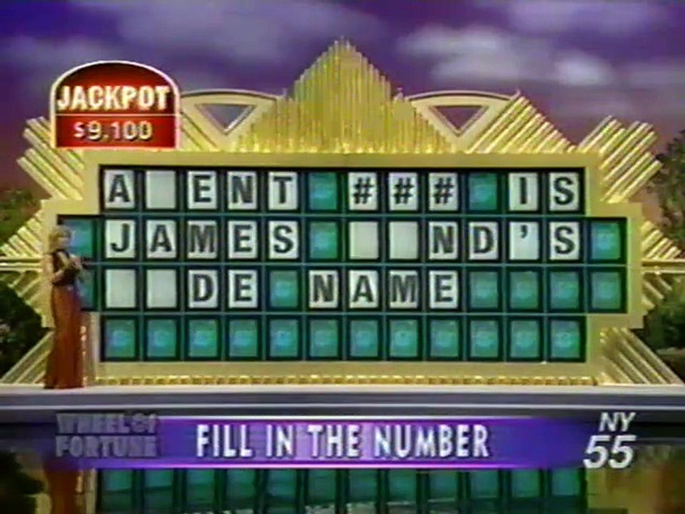 Wheel of Fortune October 16, 2001 (Bob/Melissa/Elisabeth) video
