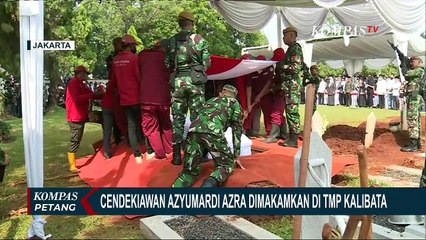 Jenazah Cendekiawan Azyumardi Azra Dimakamkan di TMP Kalibata dengan Prosesi Militer