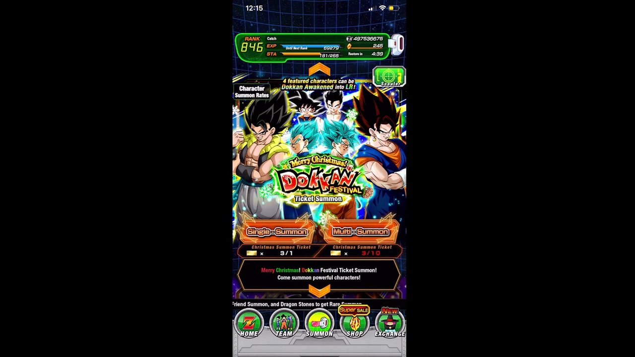 DBZ Dokkan Battle (2021) New Years Dokkan Festival Step up Summons part 2