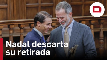 Nadal descarta su retirada ante el Rey: «Seguiré llevando el nombre de España por el mundo»