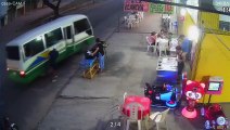 Santa Cruz: Cámaras graban el momento en el que un mototaxista es impactado por un auto