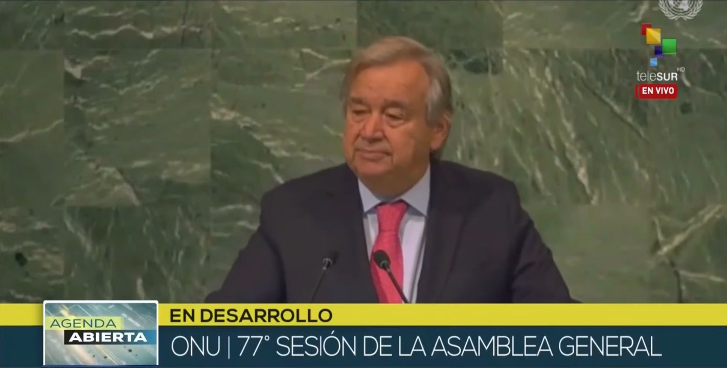 António Guterres: La guerra ha desatado una destrucción generalizada