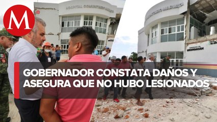 Alfredo Ramírez Bedolla se traslada a zonas afectadas por sismo en Coalcomán