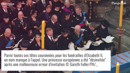 Funérailles d'Elizabeth II : une grande princesse "désinvitée", la belle bourde révélée