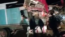 Choque entre una flota y un camión en la carretera Uyuni-Atocha deja 11 heridos y un fallecido 