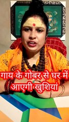 गाय के गोबर से घर में आएगी खुशियां #shorts #viral