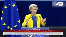Discours d'Ursula Von der Leyen devant le Parlement européen