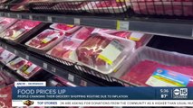 High cost of food has shoppers changing their spending habits