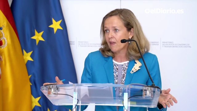 Calviño lamenta que el modelo del PP de bajar impuestos a los ricos va en contra del marco global y europeo