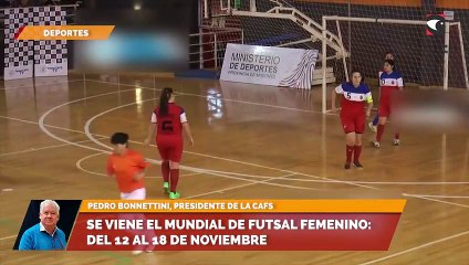 Se viene el mundial de futsal femenino del 12 al 18 de noviembre_