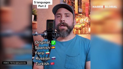 İzlenme rekoru kırıyor! 1 şarkıyı 5 dilde söyledi... Türkçe'ye sıra geldiğinde olanlar oldu