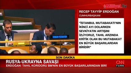 Cumhurbaşkanı Erdoğan BM 77. Genel Kurulu'nda dünyaya sesleniyor