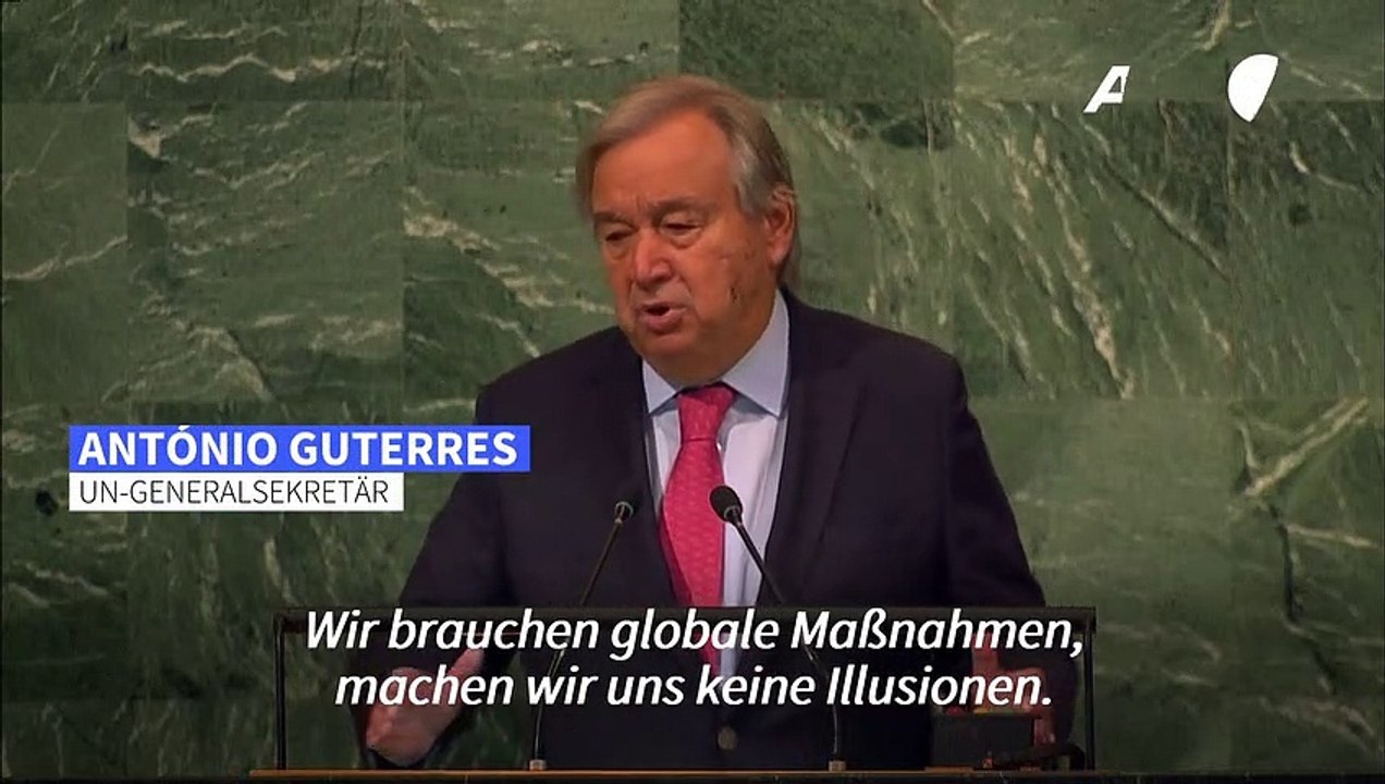 Guterres: 'Unsere Welt ist in Gefahr - und gelähmt'