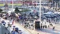 Taksim'de İran protestosuna polis müdahalesi: 1 kadın gözaltına alındı -2