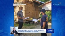 Criminology student, patay matapos sumailalim sa hazing | Saksi