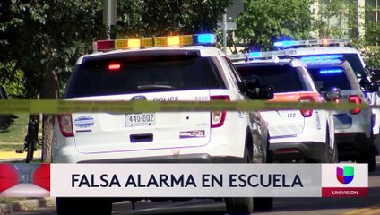 Falsa alarma en escuela