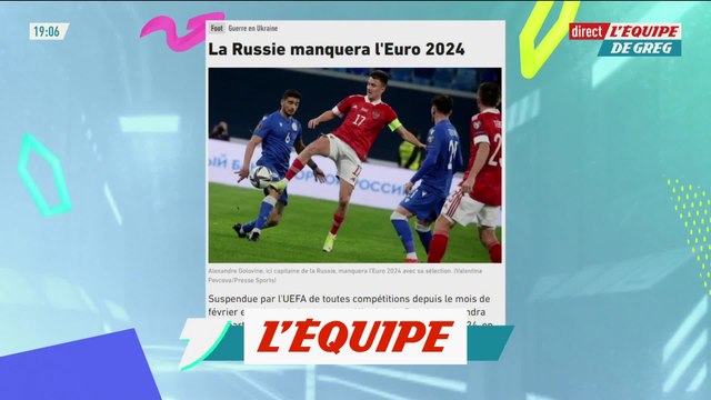 La Russie manquera l'Euro 2024 - Foot - Guerre en Ukraine