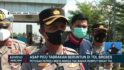 Cegah Kecelakaan di Tol, Ganjar Tegur Warga yang Bakar Rumput di Pinggir Tol