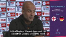 'England Women do incredible things in style' – Guardiola