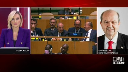 Son dakika haberi. KKTC Cumhurbaşkanı Tatar CNN TÜRK'te: Cumhurbaşkanı Erdoğan tarih yazmıştır