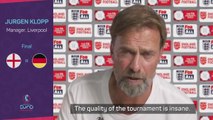 It's coming home! Klopp tips England for Euro final
