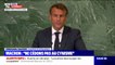 Emmanuel Macron: "Il est urgent de bâtir un nouveau contrat entre le nord et le sud, pour l'alimentation, le climat et l'éducation"