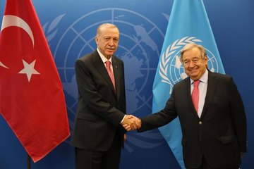 Cumhurbaşkanı Erdoğan, BM Genel Sekreteri Guterres ile görüştü