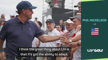 Mickelson outlines the benefits of LIV to the sport of golf