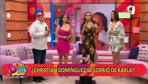 Karla Tarazona aclara que no se corrió de Christian Domínguez: 