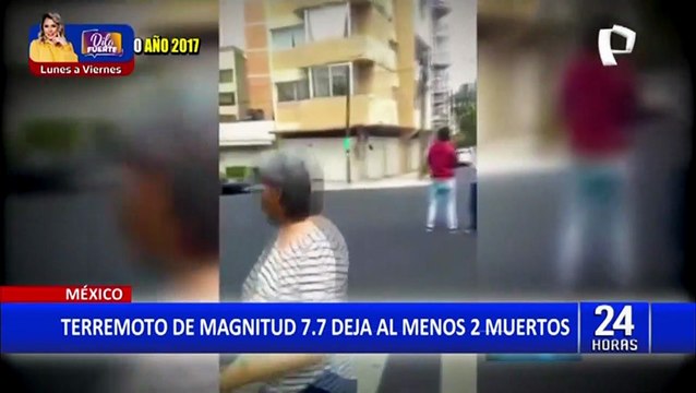 Terremoto en México: suben a dos los muertos y a 10 los heridos por el sismo de 7.7 de magnitud
