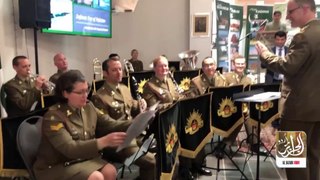 The Australian military band singing Dum Mast Qalandar on Pakistan's Defense Day