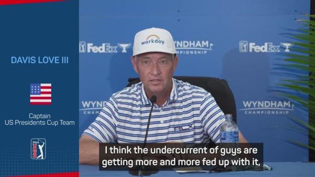 PGA Tour players getting more militant about LIV Golf - Love