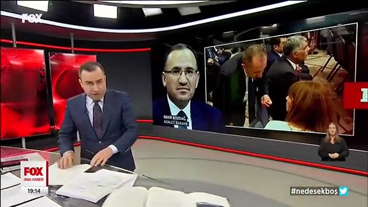 Adalet Bakanı Bekir Bozdağ’ın basın danışmanı Bilal Çetin’den Fox TV’ye muhabirine: 'Hanımefendi soru sormayın...'