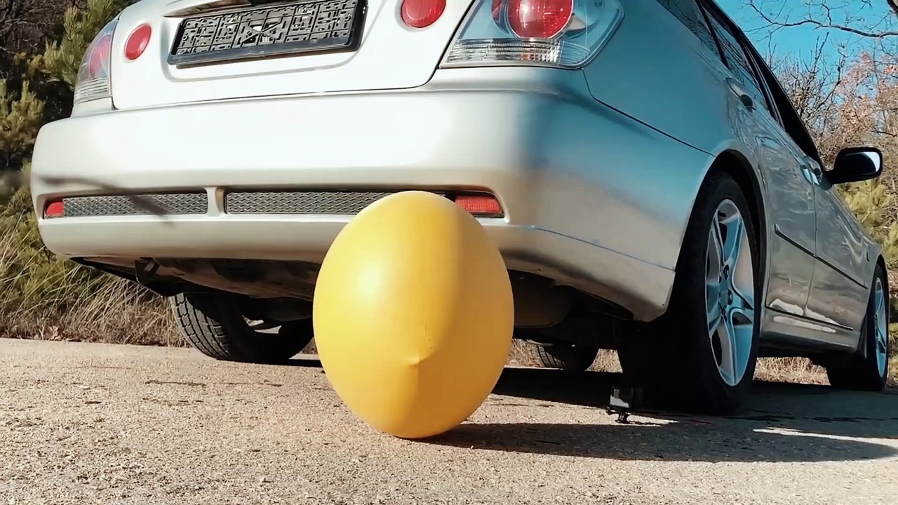 EXPERIMENT: CAR vs BIG BALLOON | ALL MIXTURE 2022