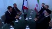Fransa Cumhurbaşkanı Macron - İran Cumhurbaşkanı Reisi görüşmesi