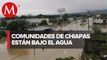 En Chiapas se registran inundaciones y encharcamientos tras fuertes lluvias