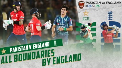 All Boundaries By England | Pakistan vs England | 1st T20I 2022 | PCB | MU2L