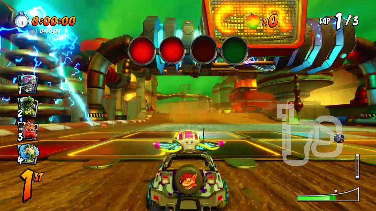 Assembly Lane CTR Challenge Gameplay - Crash Team Racing Nitro-Fueled