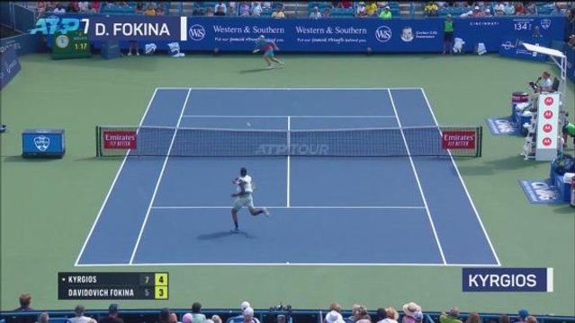 Kyrgios too strong for Davidovich Fokina in entertaining clash