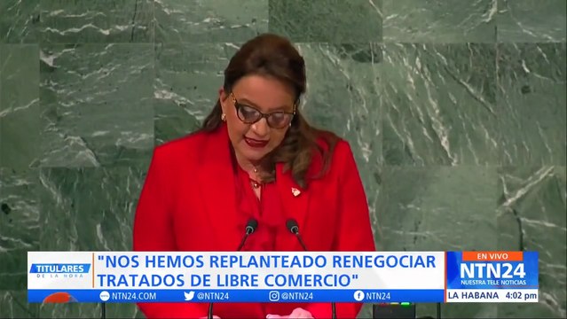 El bloqueo de Estados Unidos a Cuba es una infamia : Xiomara Castro en Asamblea de la ONU