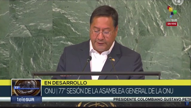 Luis Arce ratificó la soberanía de los recursos de Bolivia y condenó la injerencia de otros países