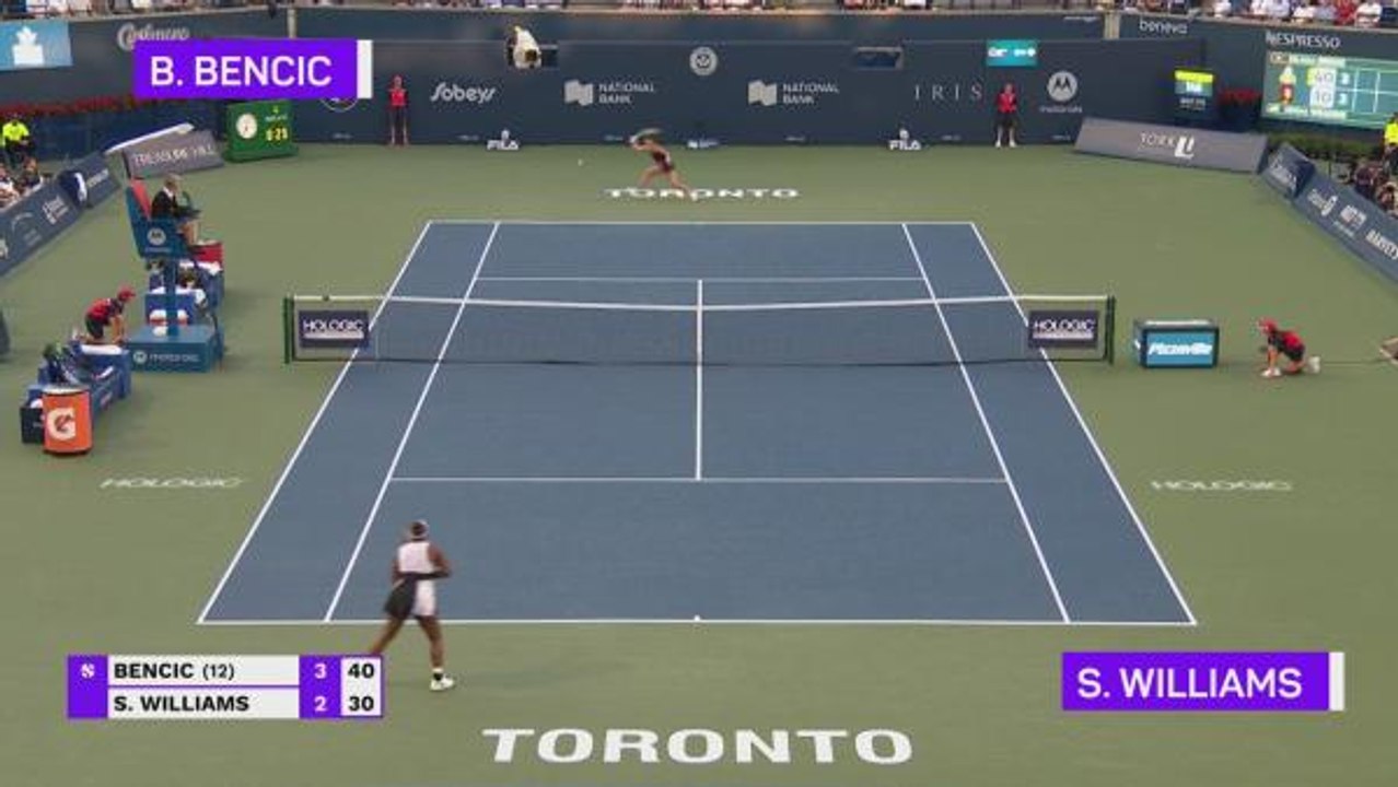 Serena farewells Canadian fans after Toronto defeat to Bencic