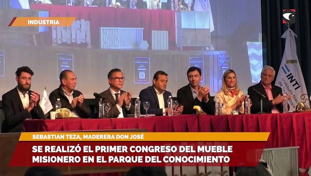 Se realizó el primer congreso del mueble misionero en el Parque del conocimiento -Paula Sadaniowski, Dimadera fabrica de muebles