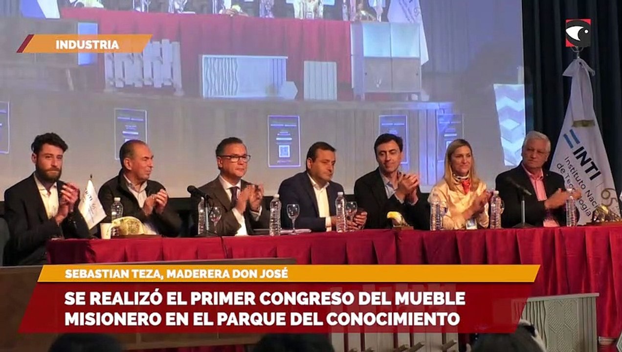 Se realizó el primer congreso del mueble misionero en el Parque del conocimiento -Paula Sadaniowski, Dimadera fabrica de muebles